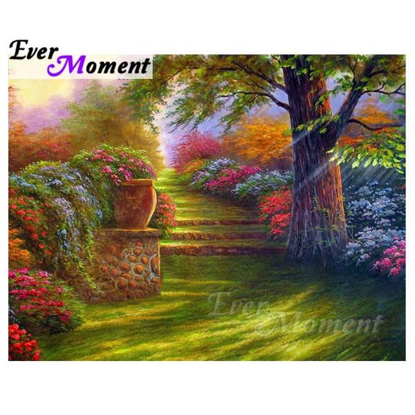 

diamond painting ever moment home decoration full square drill 5d diy tree stair embroidery cross stitch s2f1152