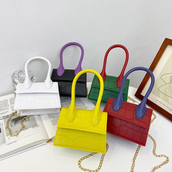 

bag candy 2021 female new portable trade pattern foreign color mini jelly crocodile children chain small oejxw