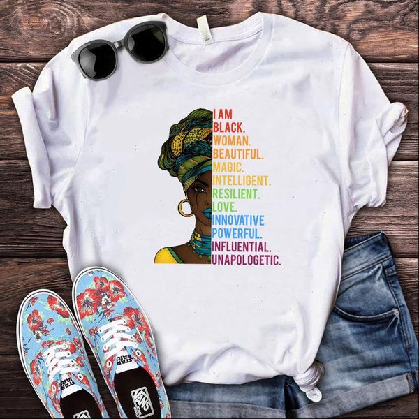 

harajuku black woman print t shirt women short sleeve o neck loose tshirt women tee shirt female clothes camisetas mujer, White