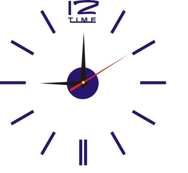 

wall clocks special offer 3d big acrylic mirror clock brief diy quartz watch still life home decoration living room stickers