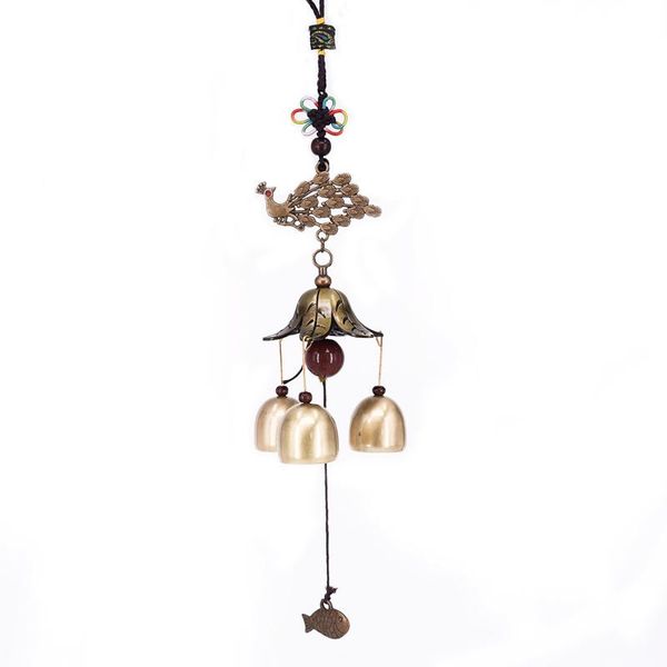 

decorative objects & figurines wind chimes bells copper yard garden home decoration ornament windbell gift