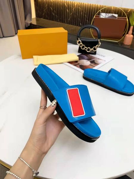

hook & loop series slippers spring/summer 2021 couples heavy soled leather for men and women available in box size 35-42, Black