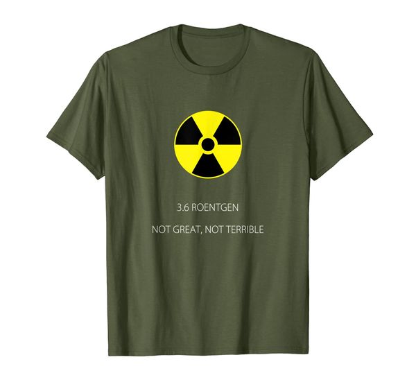 

Not Great Not Terrible 3.6 Roentgen Chernobyl 1986 Disaster T-Shirt, Mainly pictures