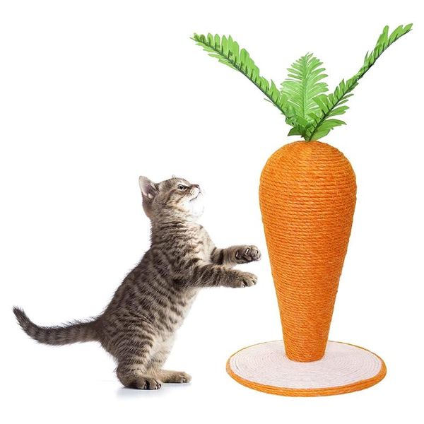 

cat toys handmade scratch column with firm base home decor scratcher mat cute food shaped design 40ga