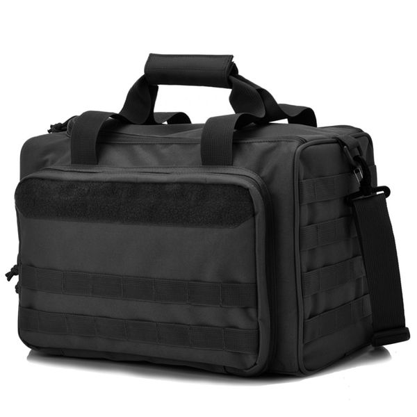 

tactical gun shooting range bag deluxe pistol duffle bags black