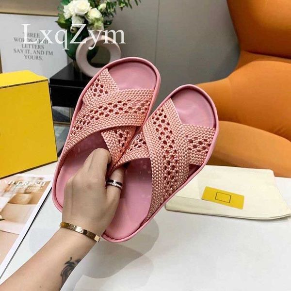 

summer women open toe flat casual cross strap female fashion slides ladies beach shoes luxury brand slippers, Black