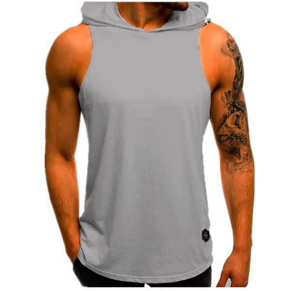 

21summer men' waistcoat summer simple casual stylish sport trend sleeveless size: m-2xl, White;black