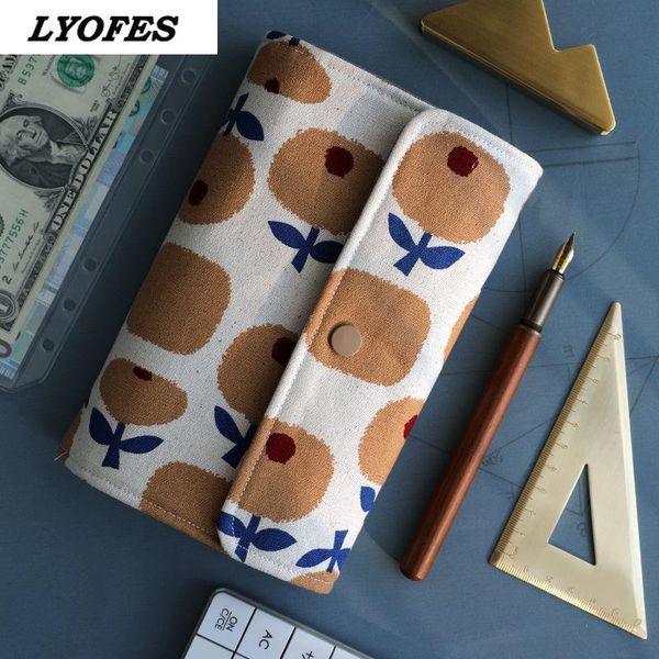 

notepads luxury fabric design a6 loose-leaf notebooks journals spiral binder diary notebook agenda planner office school stationery, Purple;pink