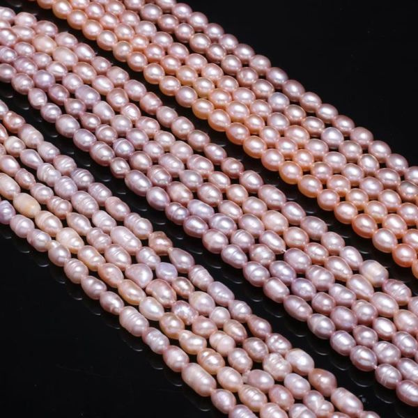 

other rice shape a purple pearl natural freshwater beads for necklace bracelet accessories jewelry making diy size 4-5mm