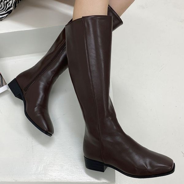 

korean version winter knight boots, Black