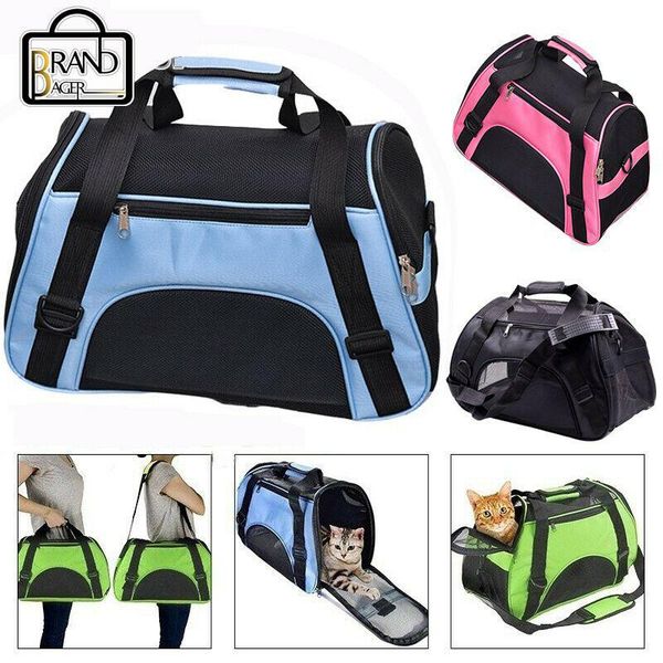 

pet carrier bag portable large cat dog comfort tote travel bag airline approved
