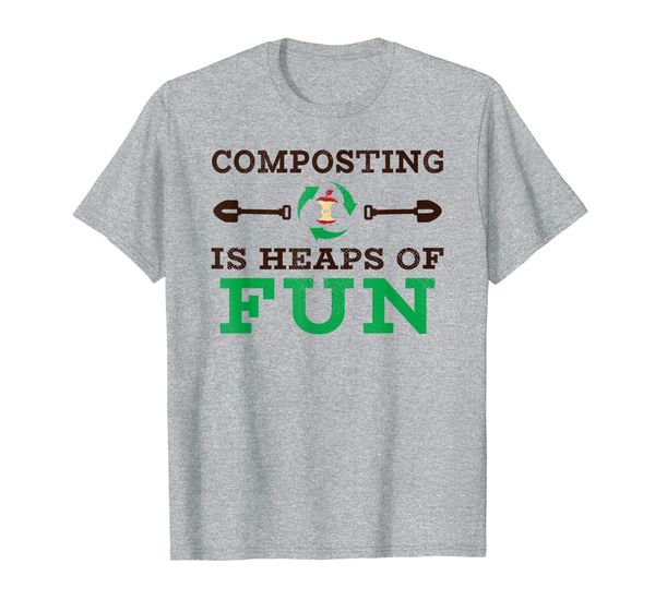 

composting gardener meme mulch dirt compost farmer t-shirt, White;black