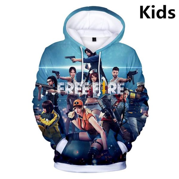 

men's hoodies & sweatshirts 3 to 14 years kids fire 3d printed hoodie sweatshirt boys girls harajuku long sleeve jacket coat children c, Black