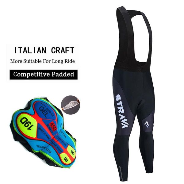

racing pants strava spring summer cycling with 19d gel pad tights mtb bike bib outdoor men bicycle trousers, Black;blue