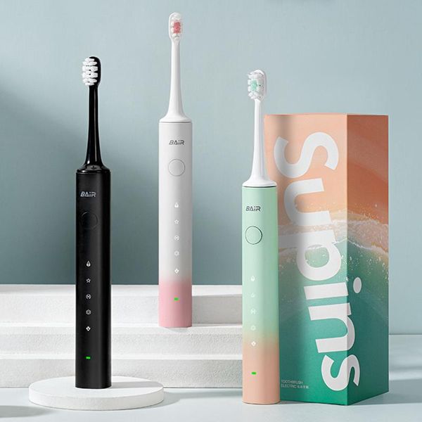 

smart electric toothbrush large capacity battery super long life innovative diy mode five cleaning modes ipx7 waterproof beautiful