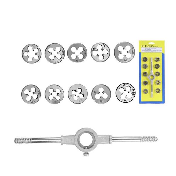 

hand tools die wrench set round metric plug tap adjustable 6/8/11pcs tungsten carbide thread
