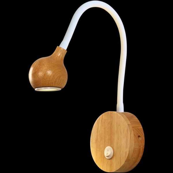 

wall lamp led bedside bedroom aisle nordic log simple creative lm5181615