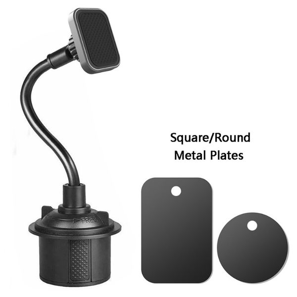 

2021 new magnetic suction car cup holder phone mount adjustable gooseneck cell phone holder stands supports smartphones voiture