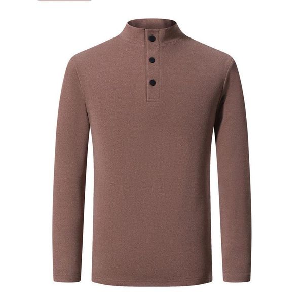 

zogaa 2021 men's solid color pullover casual sports spring long sleeve loose men's sweater crew neck button streetwear, White;black