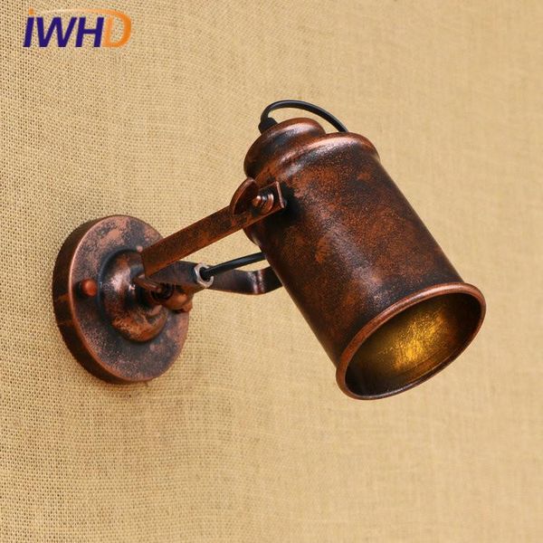 

wall lamp iwhd adjustable industrial vintage led lamps creative rh loft light retro fixtures home lighting iluminacion pared