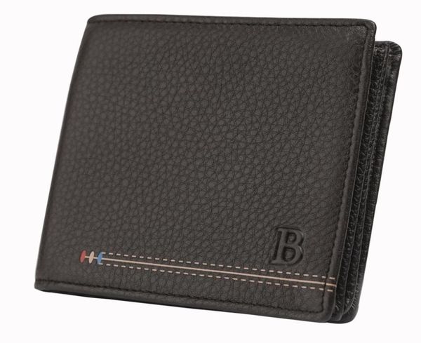 

baborry leather small card case men's leather mini small short horizontal cowhide ultra-thin wallet wallet coin purse, Red;black
