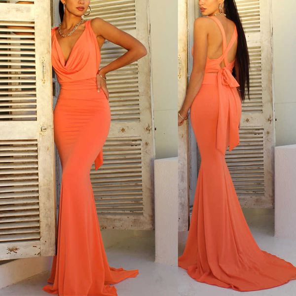 

luxury evening dress 2021 slim v-neck, Black;gray