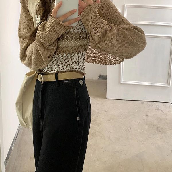 

Women's Pants & Capris Wide PantsCost-Effective Autumn Black Straightcausal Women, Black;white