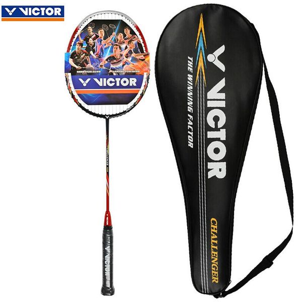 

original victor cha 9500d carbon fiber badminton racquets high rebound badminton racket with string offensive