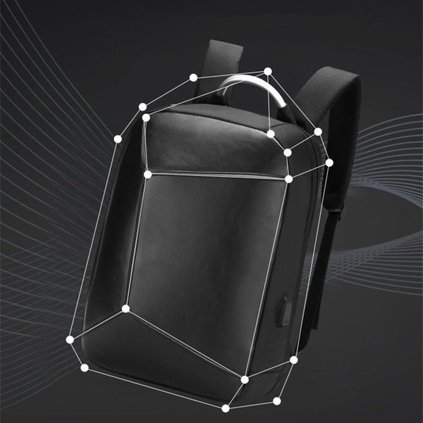 

men's business backpack multifunctional personalized lapbag usb charging waterproof and wear-resistant bagpack