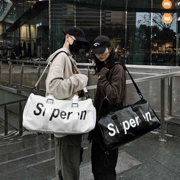 

shell travel bag men's and women's general short distance portable luggage large capacity sports fitness, Blue;pink