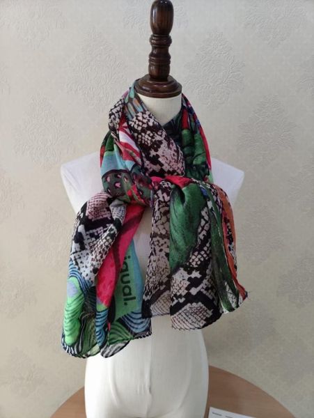 

scarves spanish ladies printed colorful scarf shawl fashion long curf breather warm flower personalized embroidery sell, Blue;gray