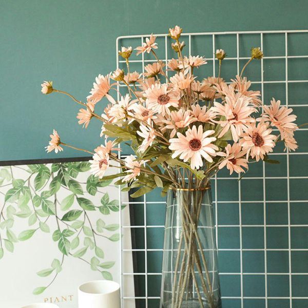 

decorative flowers & wreaths artificial plants chrysanthemum patio decorating home office decor wedding simulation table arrangement bouquet
