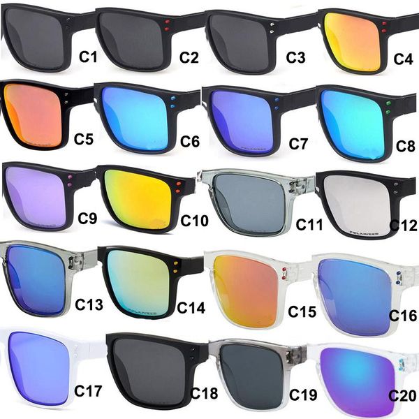 

brand sports polarized sunglasses outdoor riding glasses fishing eyewear uv400 eye protection 23 color, White;black