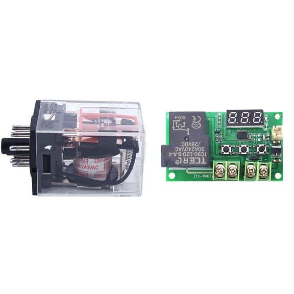 

smart home control coil voltage pcb power relay & dc12v temperature controller thermostat regulator switch 30a ntc sensor module