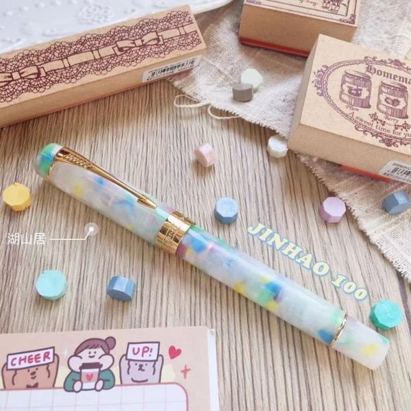 

fountain pens jinhao colorful century 100 big tofu pen
