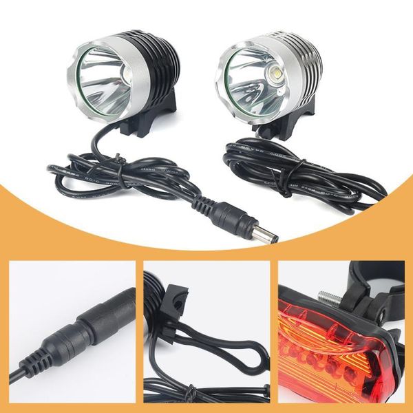 

bike lights bicycle light set waterproof headlights ultra-light usb rechargeable lamp tail cycling accessories