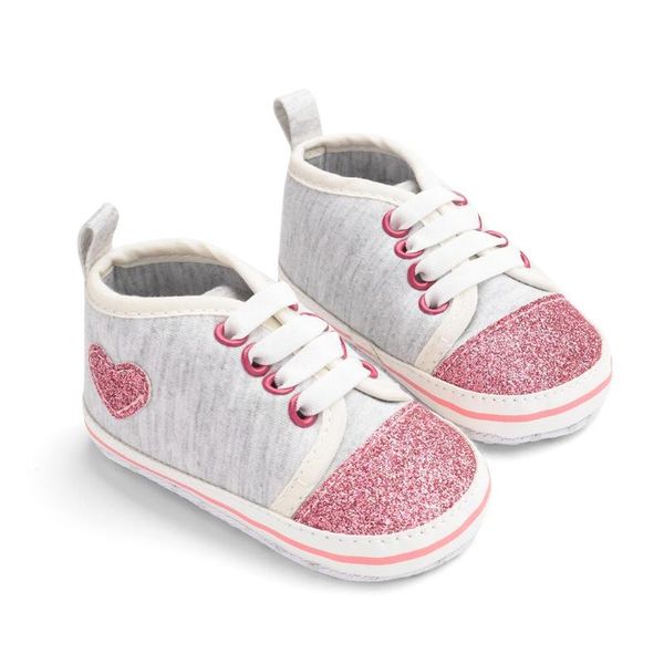 

first walkers onto-mato kids shoes spring baby knitted cloth breathable toddler love sequin girls sport chaussures pour