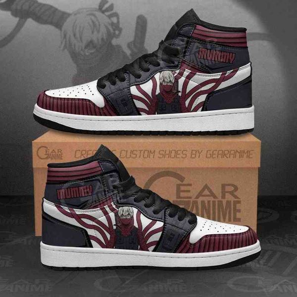 

mha hoyo makihara sneakers custom my hero academia anime sho, Black