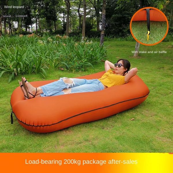 

wolface nylon lazy inflatable sofa bed for clip net inflatable sofa lazy outdoor camping surfing bed 2021 new dropshipping