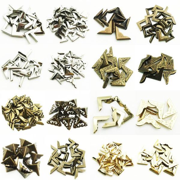 

craft tools mixed styles retro metal gold and silver diy bronze book scrapbooking menu folder protectors corner for po wd0268