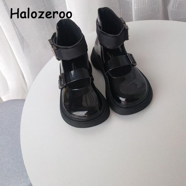 

flat shoes autumn kids princess baby girls brand platform children black ankle dress flats fashion mary jane, Black;grey
