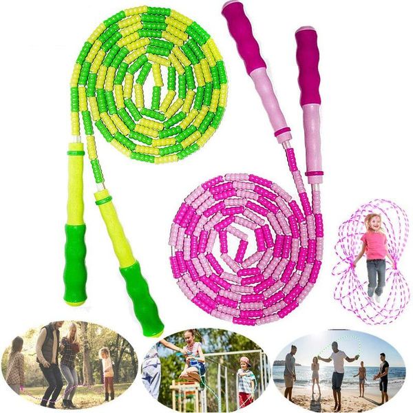 

jump ropes 2.8m adjustable rope bamboo knot anti-slip handle skipping exercise crossfit fitness equipment for athlete workout