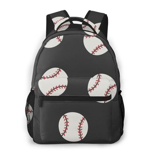 

school bags children backpacks bag for boys baseball (2) schoolbag student bookbags