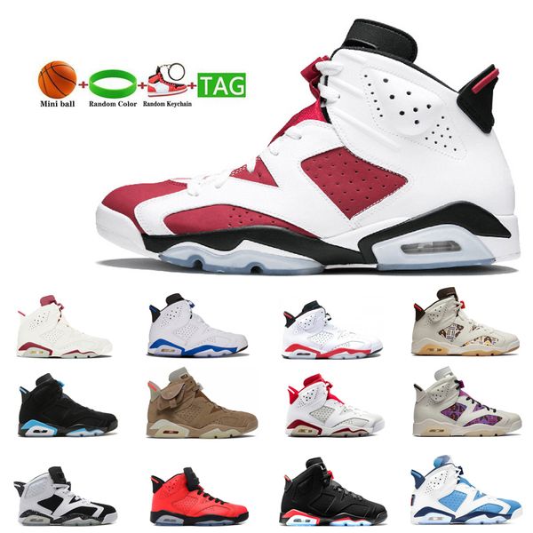 

carmine 6 jumpman marron black cat basketball shoes item sneakers white infared men british khaki sport blue size 7-13