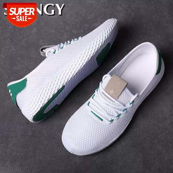 

summer men casual shoes lightweight breathable solid color sport shoes mesh low cut sneakers mens trainers outdoor sneakers #102i