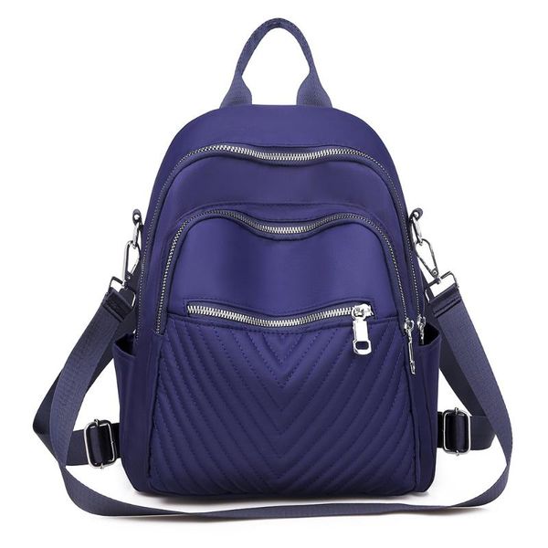 

outdoor bags women's bag trendy simple pu shoulder fashion backpack