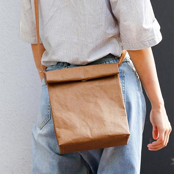 

storage bags casual solid tyvek women's bag simple clutch crossbody large capacity for women 2021