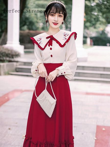 

casual dresses 2021 autumn winter arrival turn down collar long sleeve women dress, Black;gray
