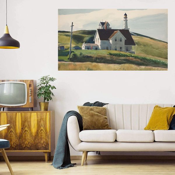 Hills and House Home Decor Большой масляной живописи на холсте руслы / HD Print Wall Art Изображения настроек допустимы 21062927
