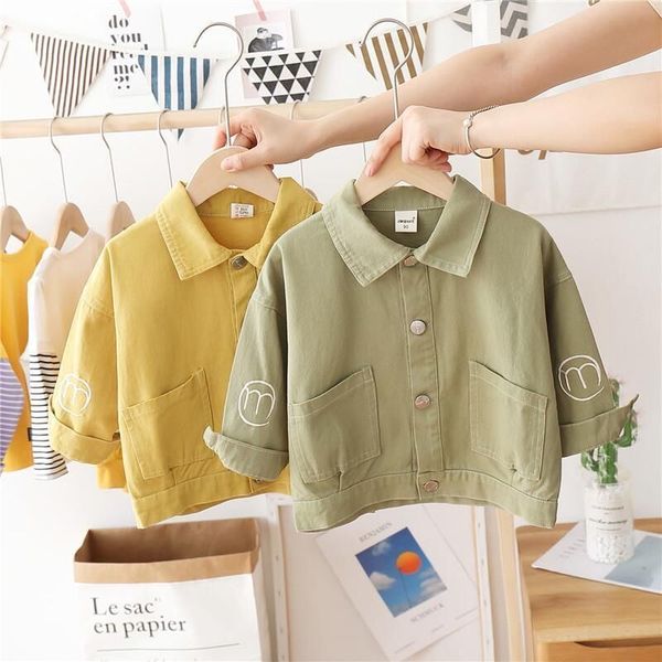 

baby jacket baby boys big pocket outwear coat kids fashion solid child trench single-breasted jackets children clothing, Blue;gray